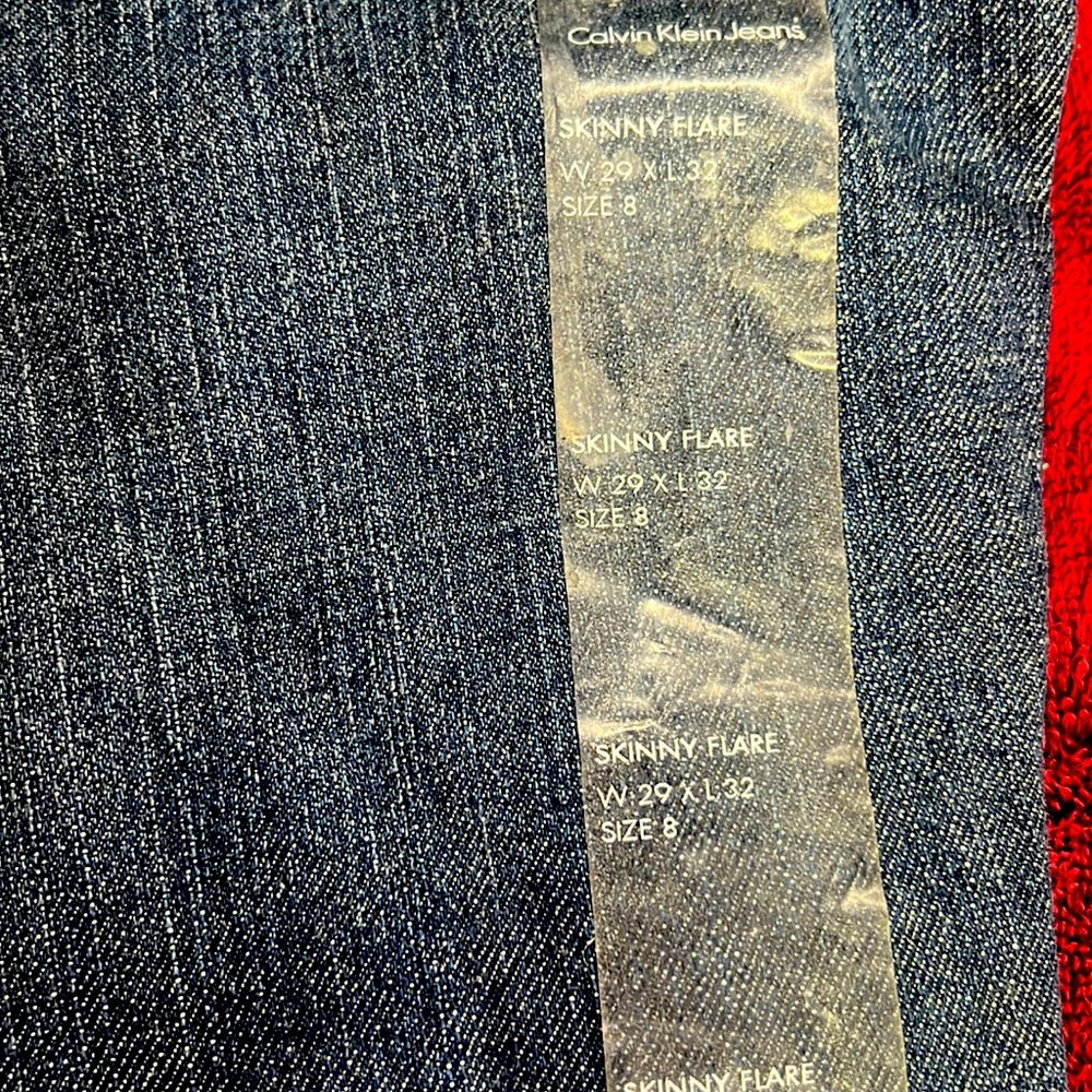 Calvin Klein Jeans.  Skinny size 29/8